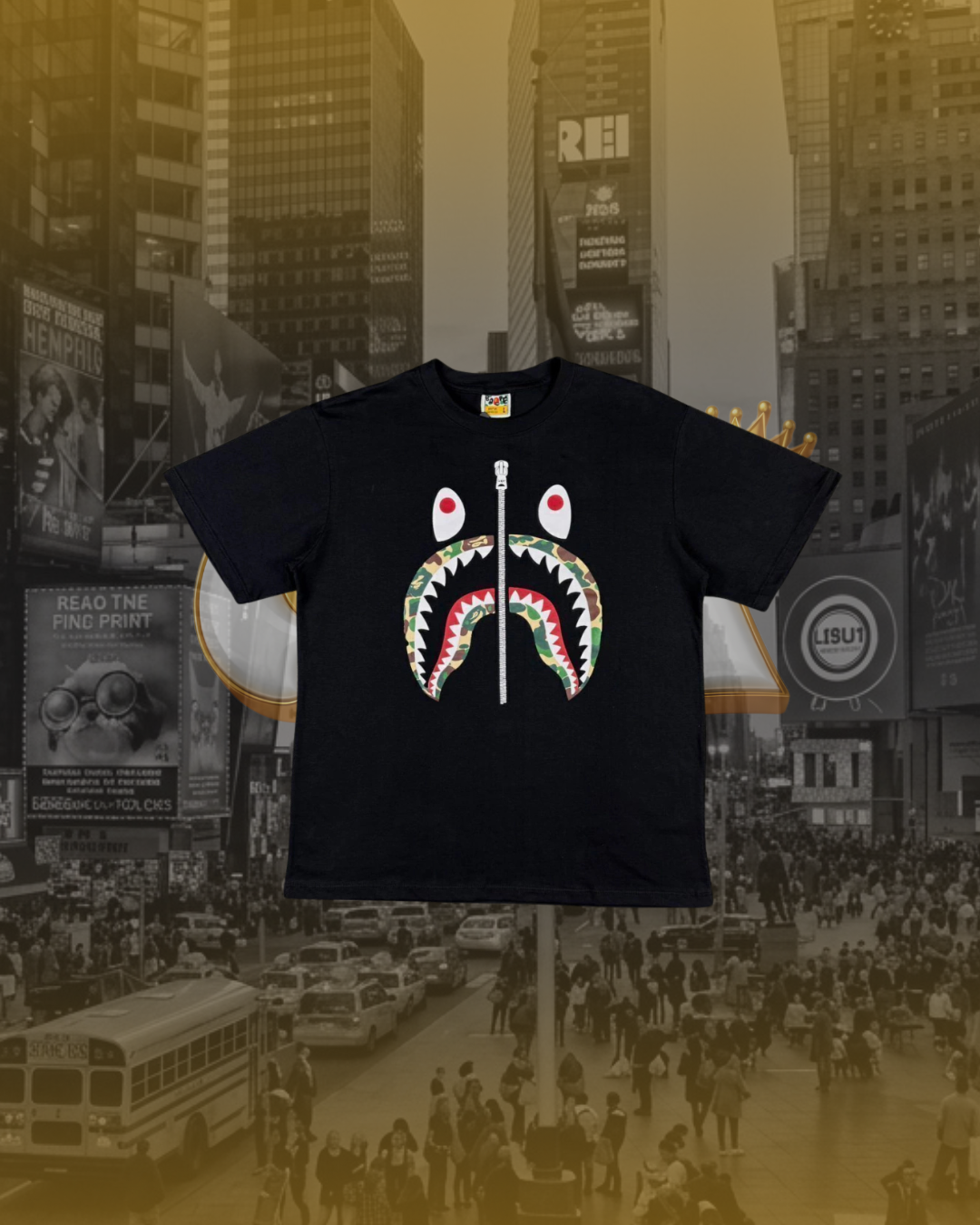 CAMISETA BAPE CAMUFLADO