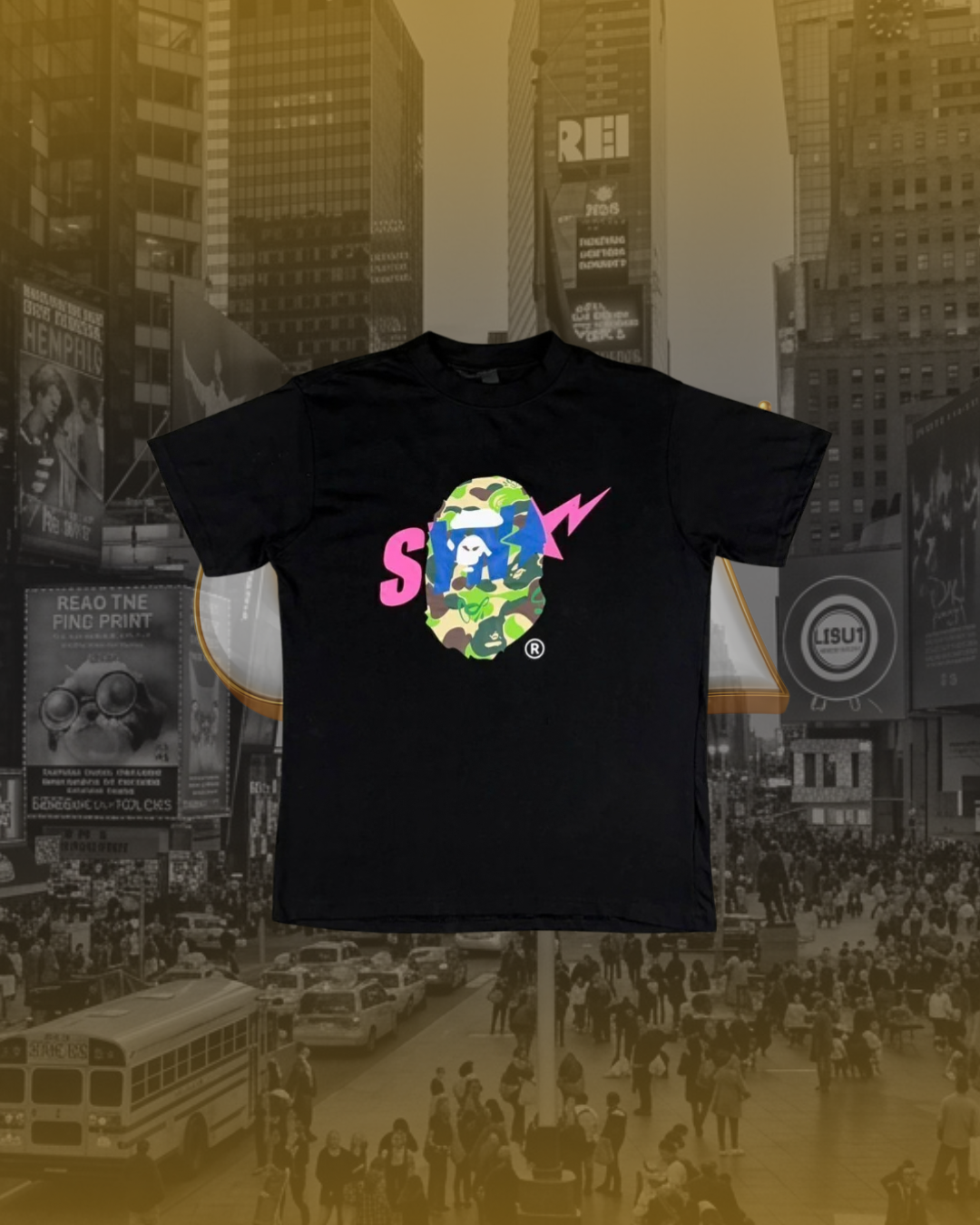CAMISETA SYNA X BAPE