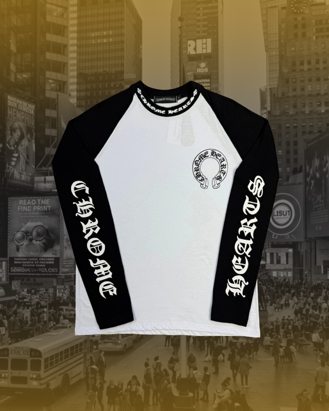 CAMISETA MANGA LONGA CHROME HEARTS WHITE