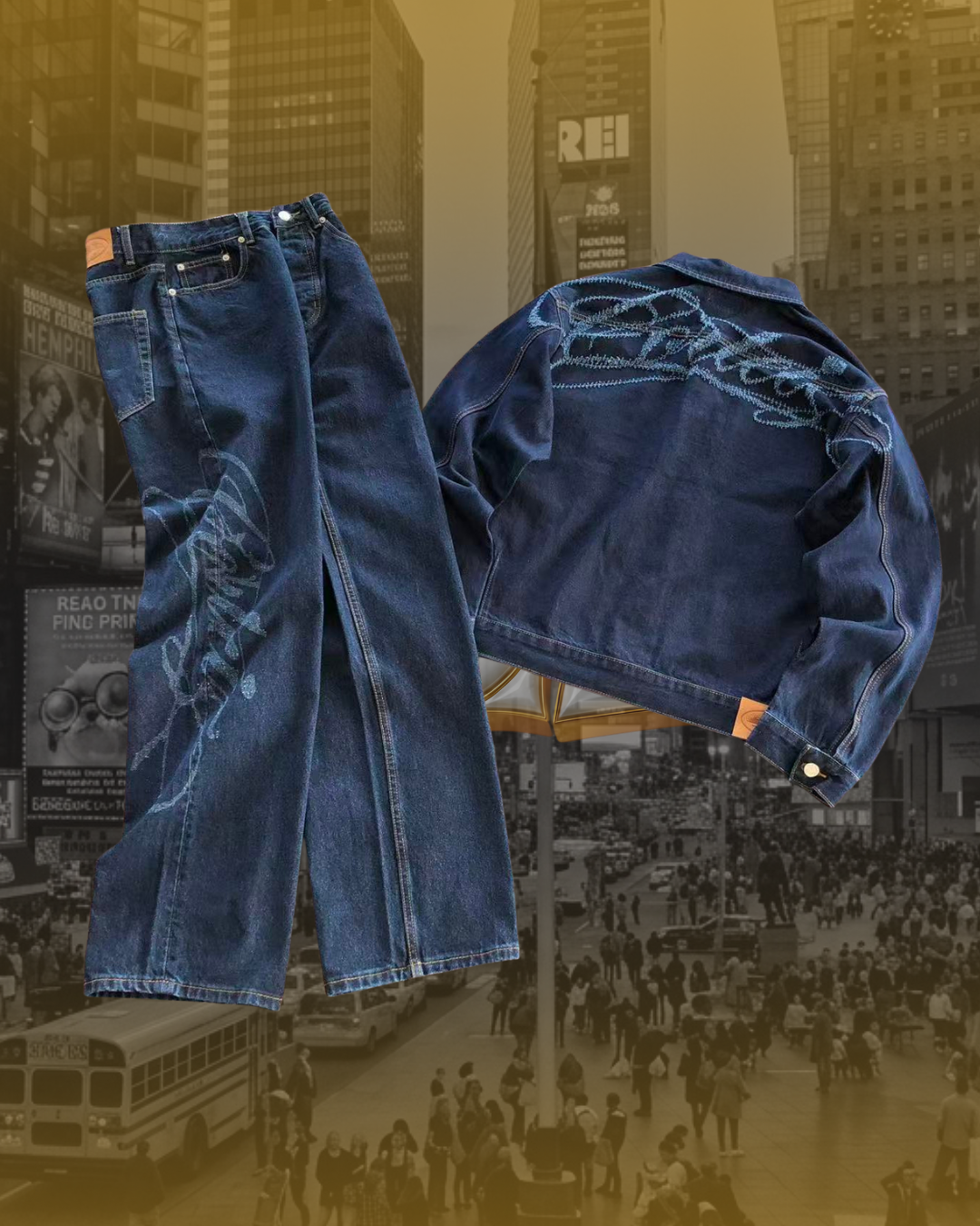 Conjuto Corteiz Jeans